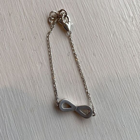 Brighton starry‎ Night infinity silver and crystal inset petite bracelet - Picture 4 of 7